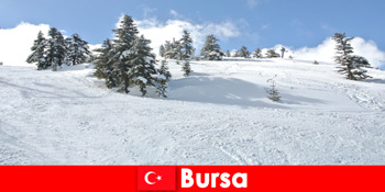 Lawatan musim sejuk untuk keluarga di resort ski terbesar Bursa Turki
