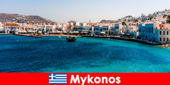 Destinasi popular dengan pantai yang indah di Mykonos Greece