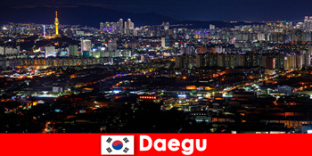 Daegu di Korea Selatan megacity untuk teknologi sebagai perjalanan pendidikan untuk pelajar perjalanan