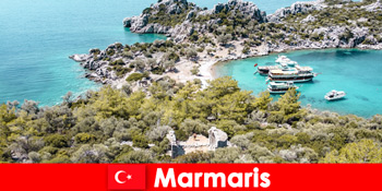 Pantai matahari dan perjalanan biru menanti pelancong di Marmaris Turki